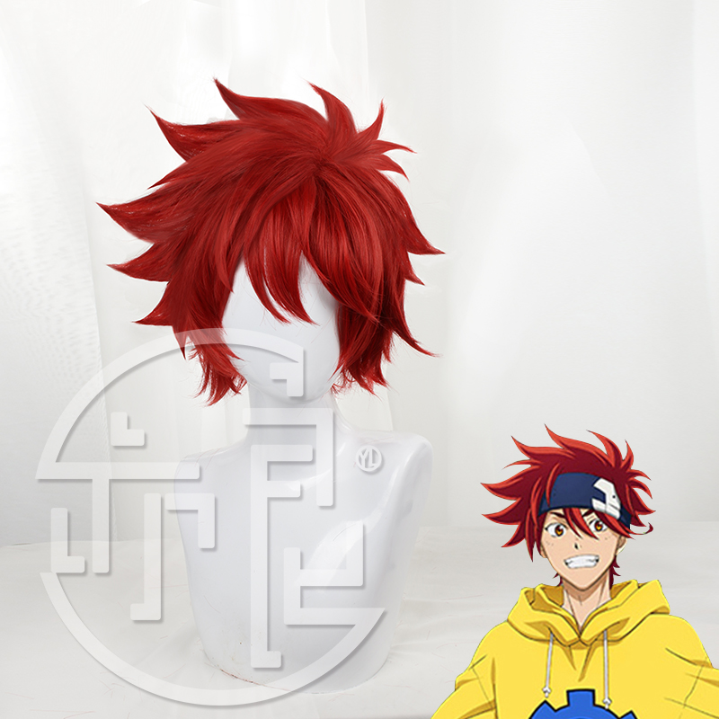 Anime Cosplay With Red Hair - Wig Cosplay Anime SK8 The Infinity