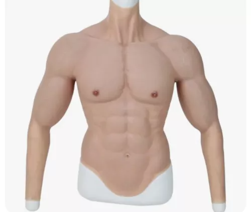 Anime Cosplay Realistic - Kostum Otot Silikon Macho dengan Otot