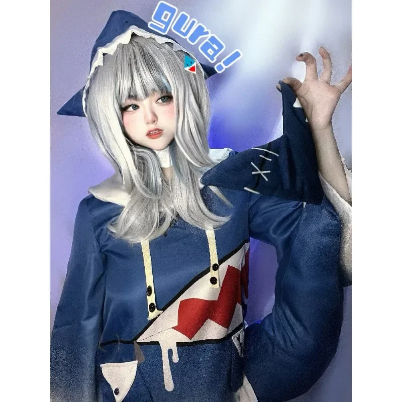 Anime Cosplay Youtuber - Kostum Cosplay Hololive Gawr Gura ENG