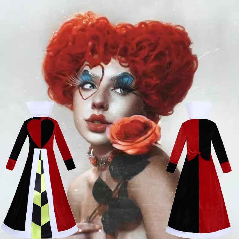 Anime Cosplay With Red Hair - Wig wanita Cosplay film hati merah
