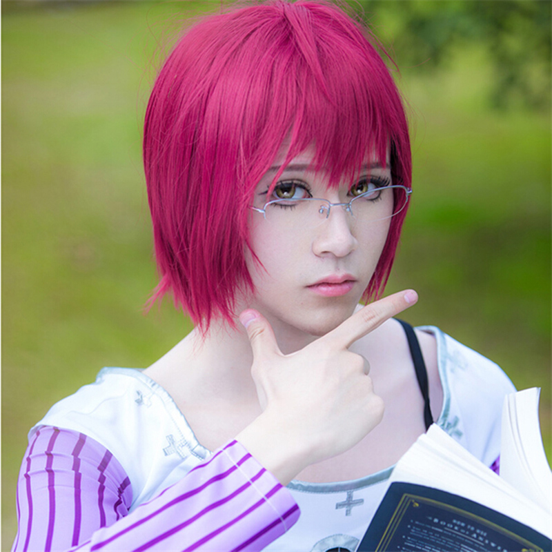 Anime Cosplay With Red Hair - Wig Cosplay Anime Goat's Sin Of