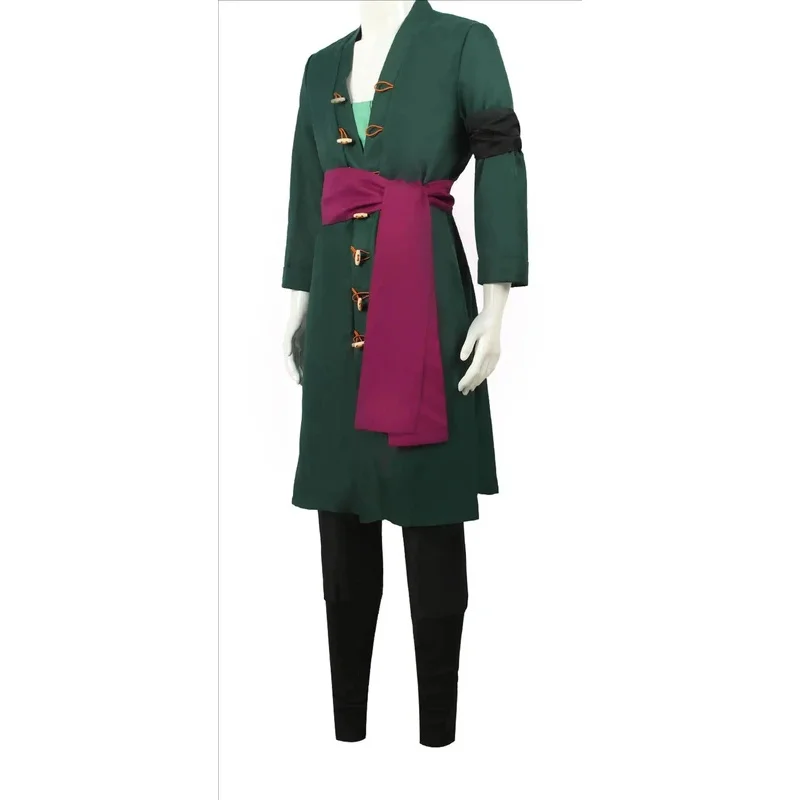 Anime Cosplay One Piece - Kostum Cosplay Anime Roronoa Seragam Mantel