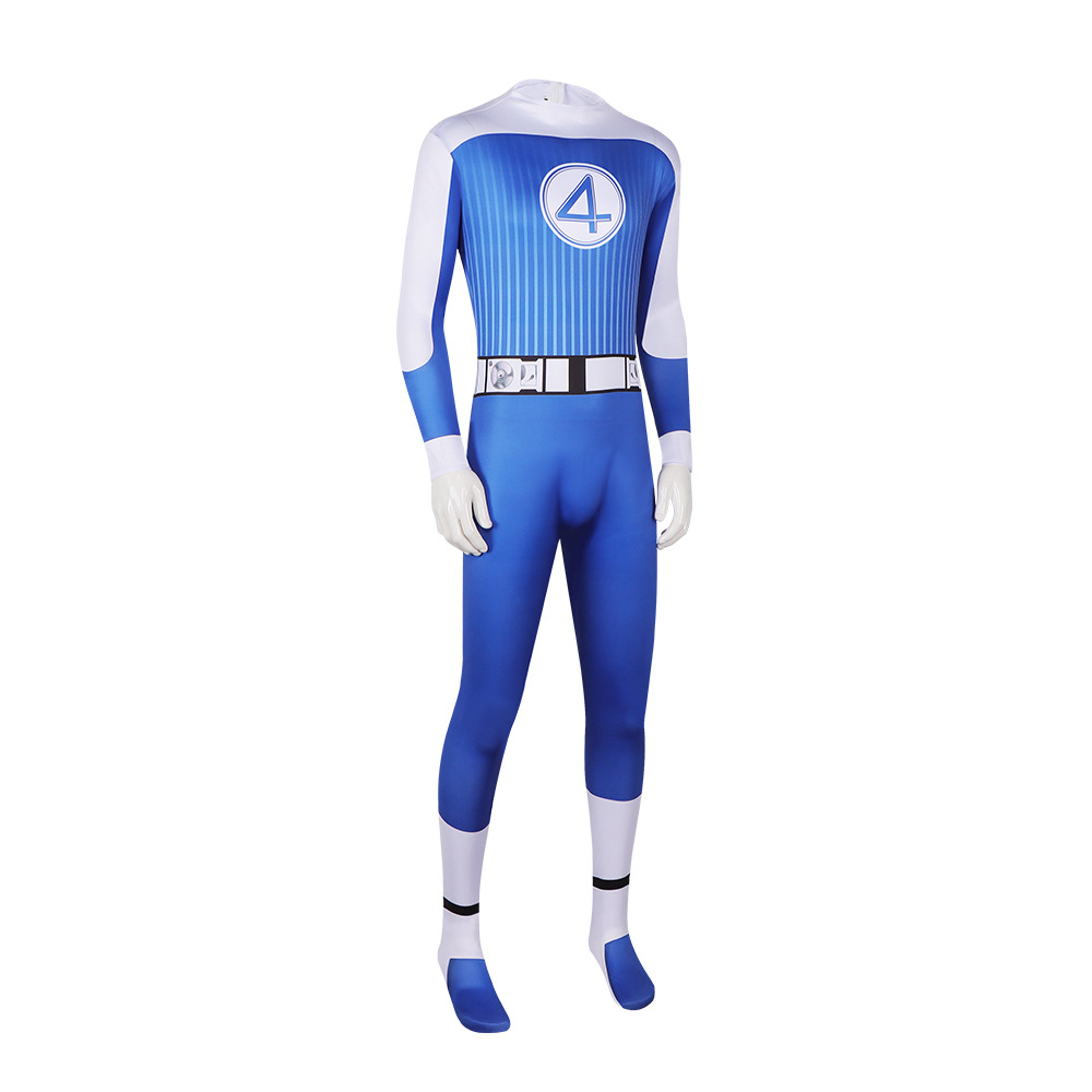 Anime Cosplay One Piece - Set Kostum Cosplay Fantastic Four Termasuk