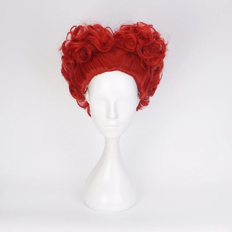 Anime Cosplay With Red Hair - Wig Cosplay Alice Red Queen Ratu