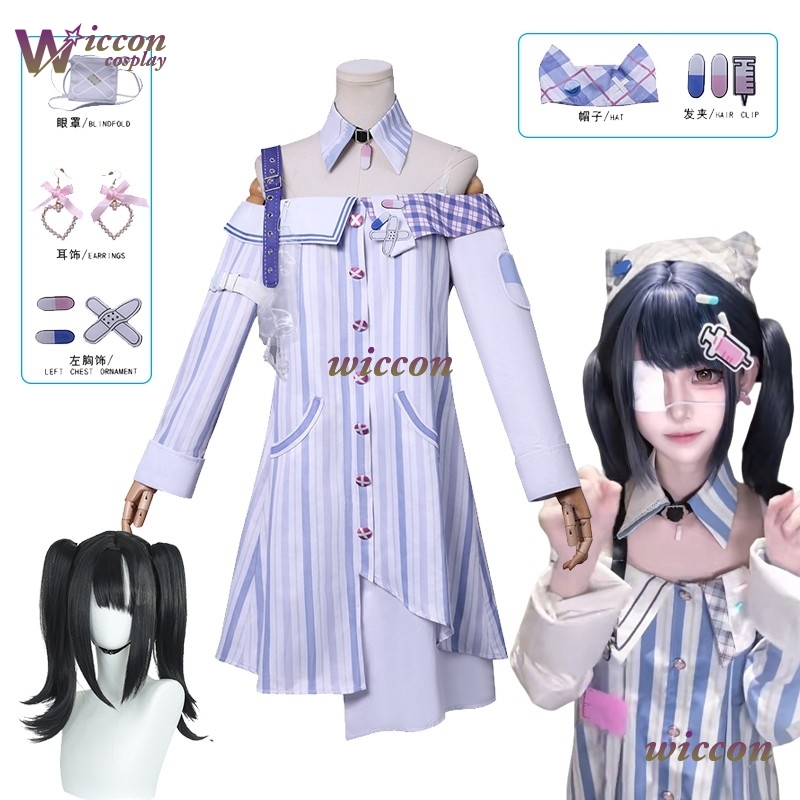 Anime Cosplay Ideas Girl - Eyepatch Jirai Kei Infinity Nikki Kostum