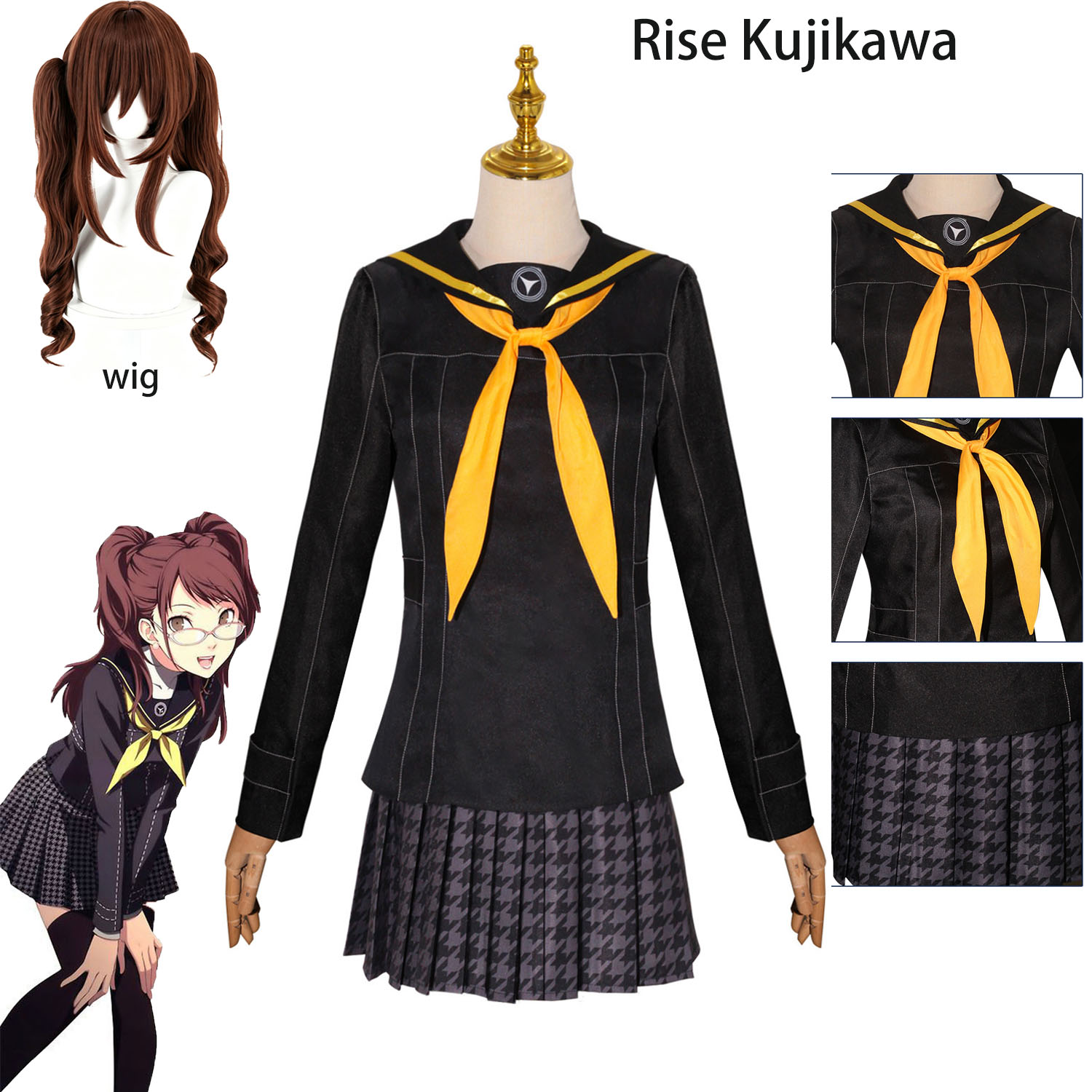 Cosplay Duo Anime - Pakaian Cosplay Game Persona 4 Golden
