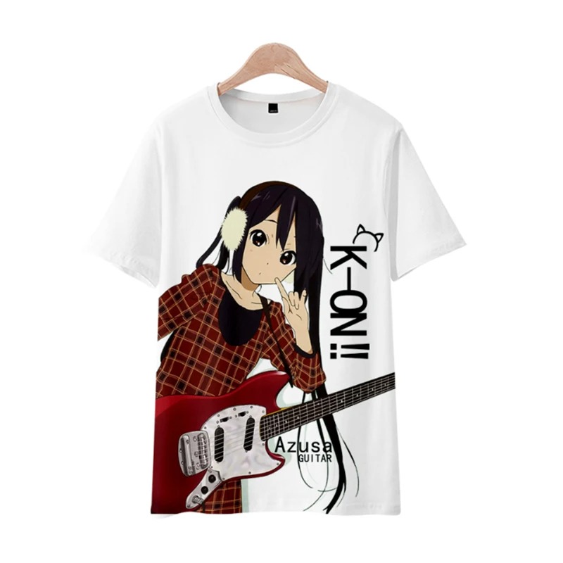 Cosplay Anime Basic - Kaos Cetak Anime K-ON, Kaos Uniseks