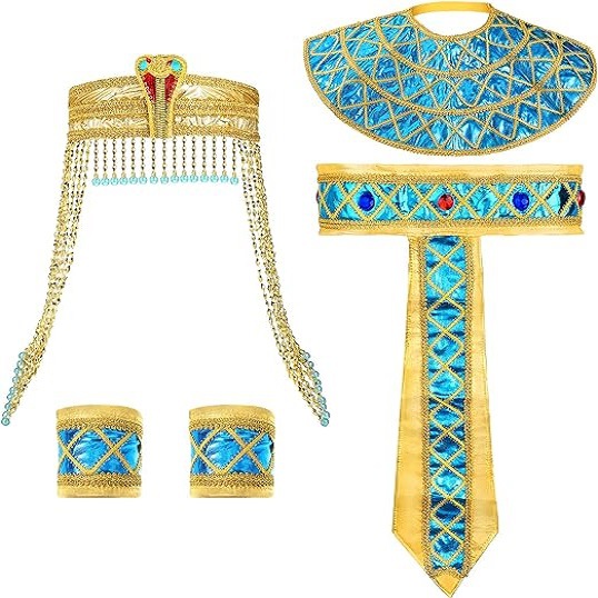 Egypt Cosplay Anime - Set Aksesori Kostum Mesir Hiasan Kepala