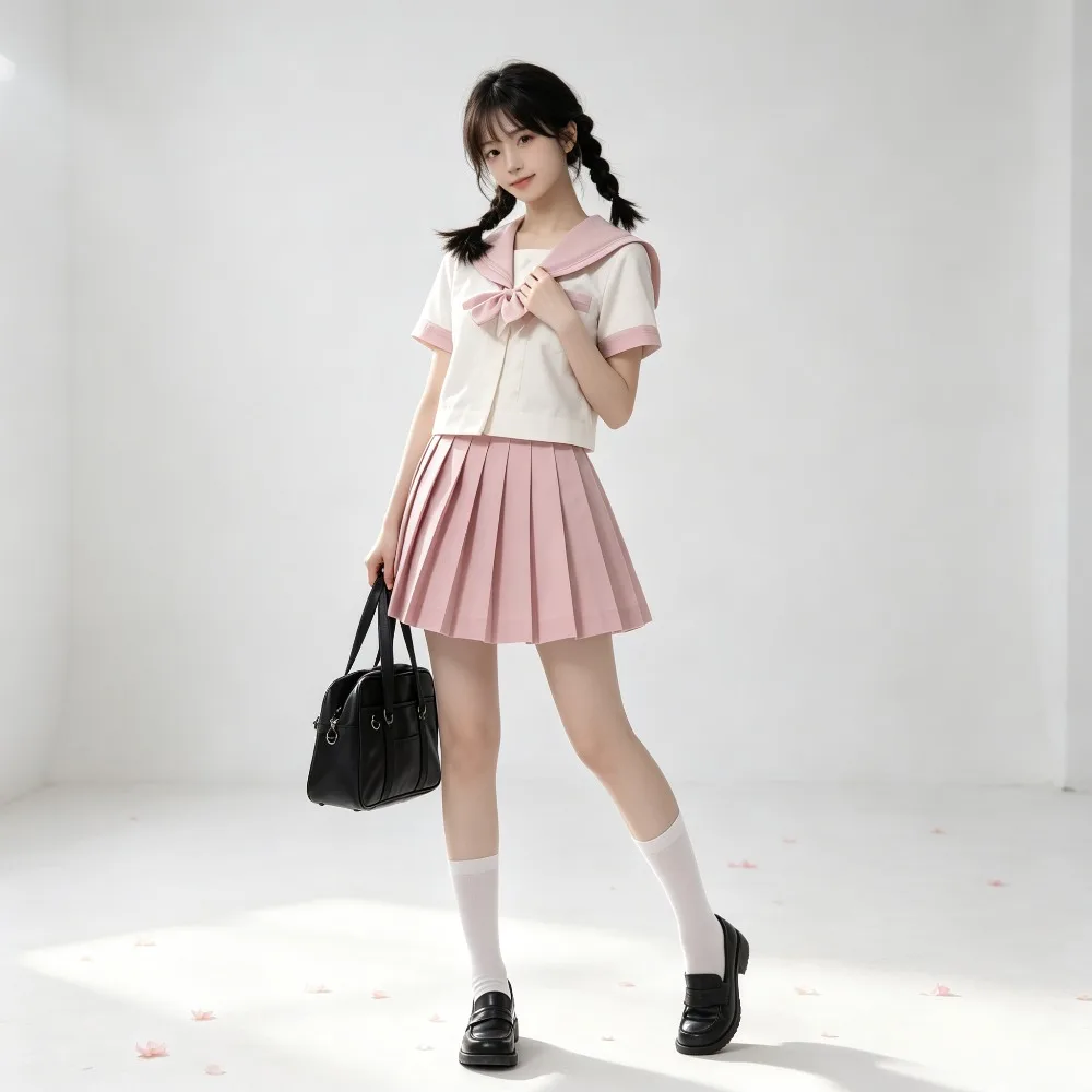 Cosplay Anime Basic - Setelan Seragam Pelajar JK Jepang Asli,