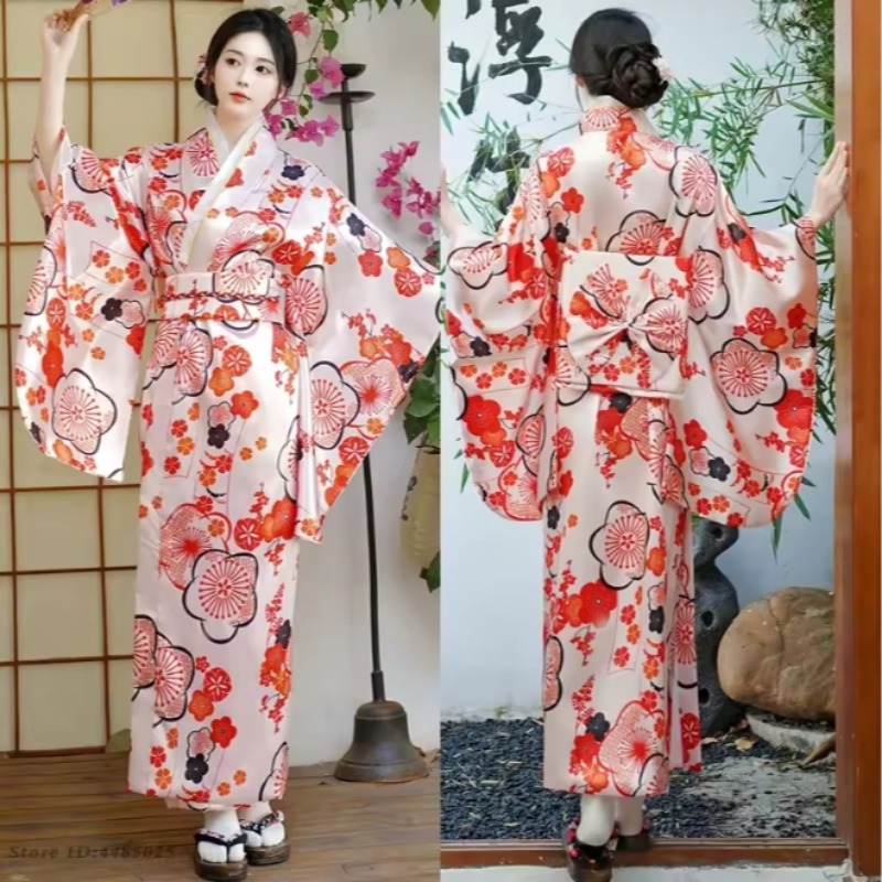 Asian Cosplay Anime - Kostum Cosplay Kimono Jepang Yukata Gaya