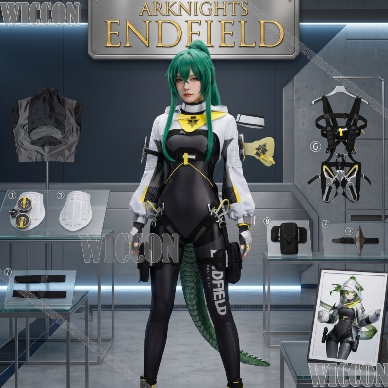 Anime Cosplay Outfits Female - Kostum Cosplay Arknights Endfield Fluorite Pakaian