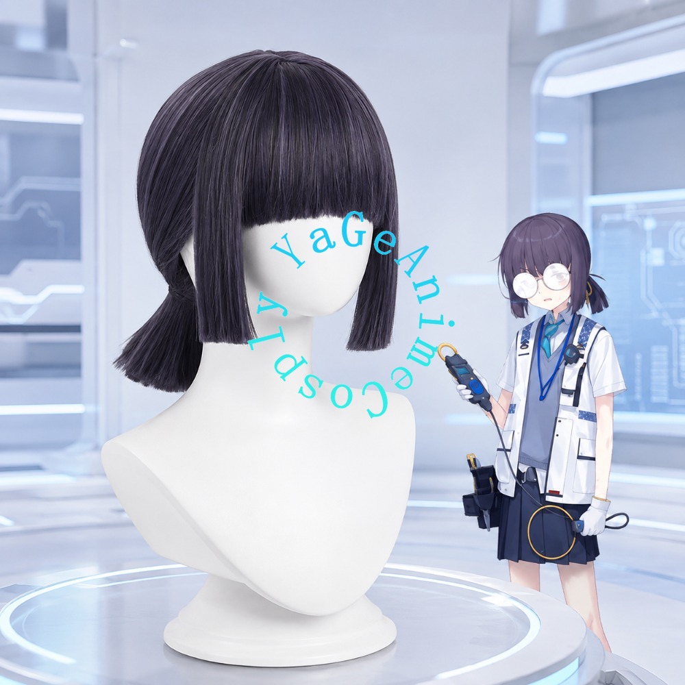 Anime Cosplay Realistic - Wig Cosplay Mob dengan Kulit Kepala