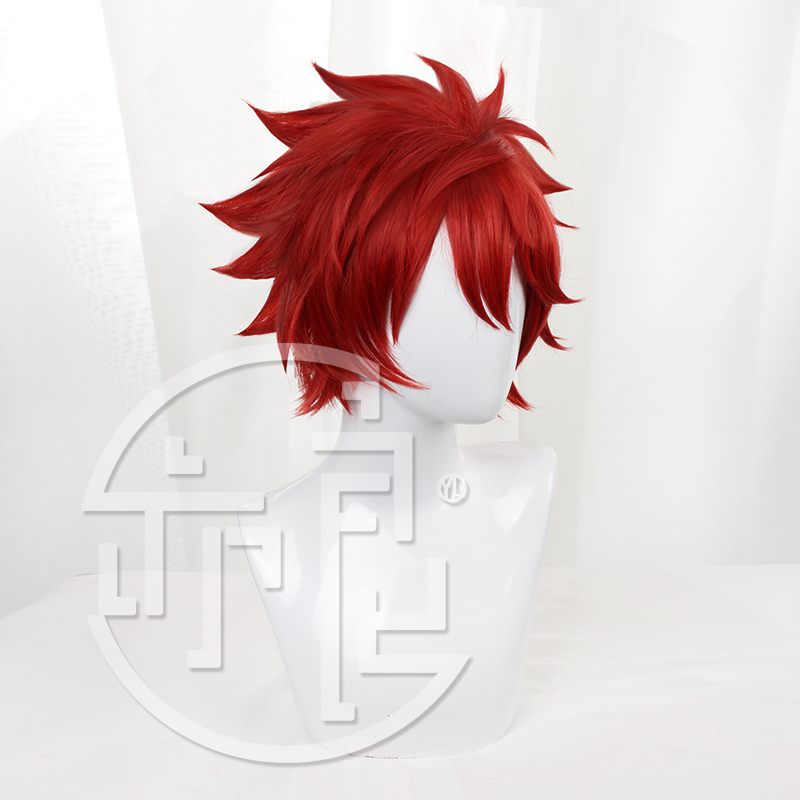 Wig Cosplay Anime SK8 The Infi - Anime Cosplay With Red Hair ulasan dan harga