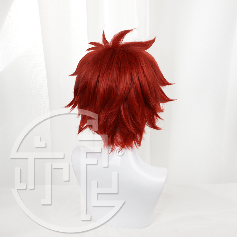Wig Cosplay Anime SK8 The Infi - Anime Cosplay With Red Hair ulasan dan harga