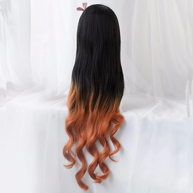 Wig Kamado Nezuko Cosplay Nezu - Anime Cosplay Realistic ulasan dan harga