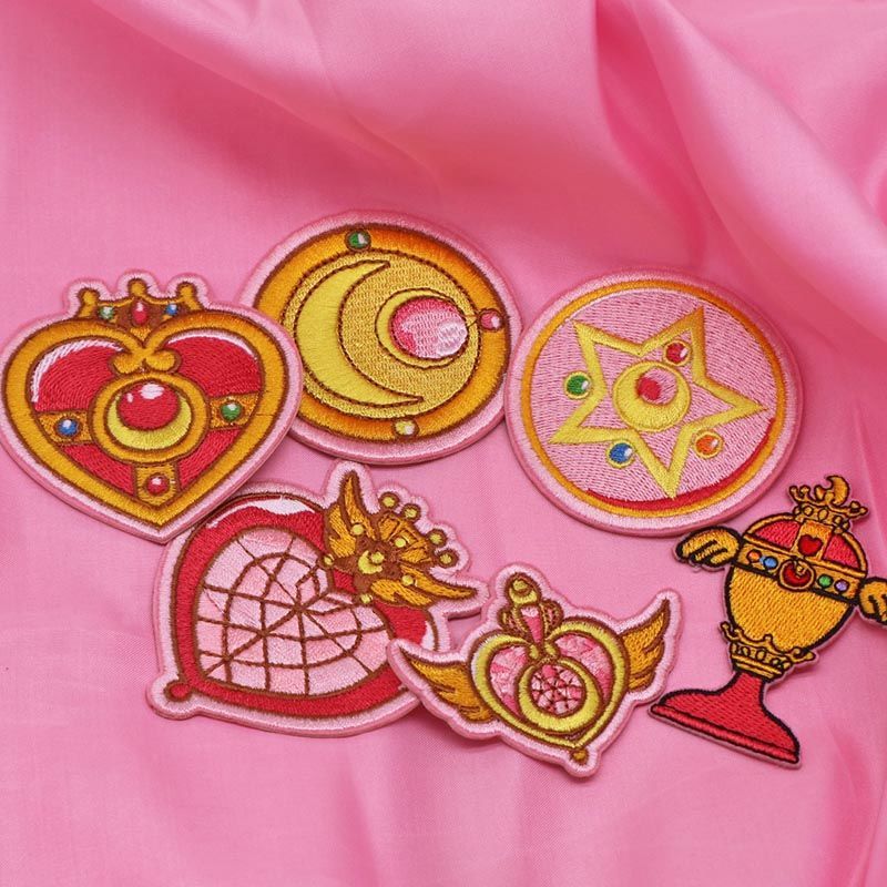 Stiker Perekat Diri Bordir Ton - Sailor Moon Wand ulasan dan harga
