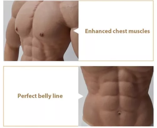 Kostum Otot Silikon Macho deng - Anime Cosplay Realistic ulasan dan harga