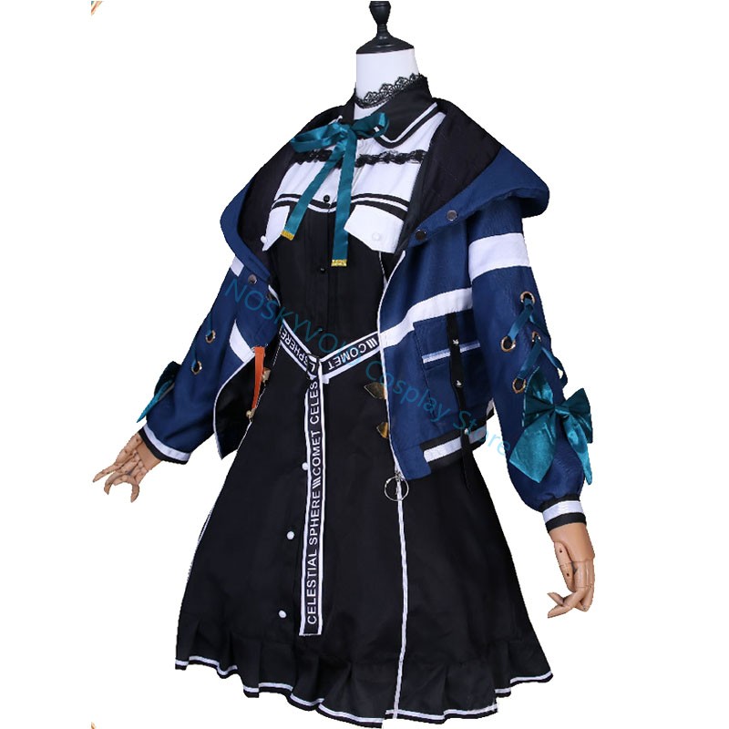 Kostum Cosplay Hololive Hoshim - Anime Cosplay Youtuber ulasan dan harga