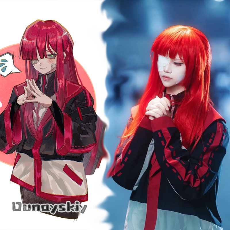 Kostum Cosplay Yuli Perusahaan - Anime Cosplay With Red Hair ulasan dan harga