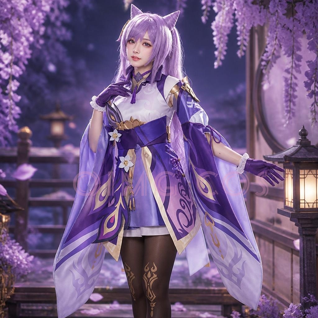 Kostum Cosplay Genshin Impact  - Anime Cosplay Jumpsuit ulasan dan harga