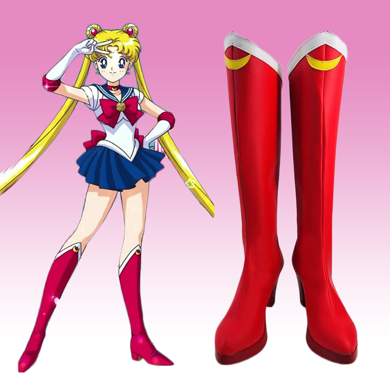 Sepatu Cosplay Anime Sailor Mo - Sailor Moon Wand ulasan dan harga