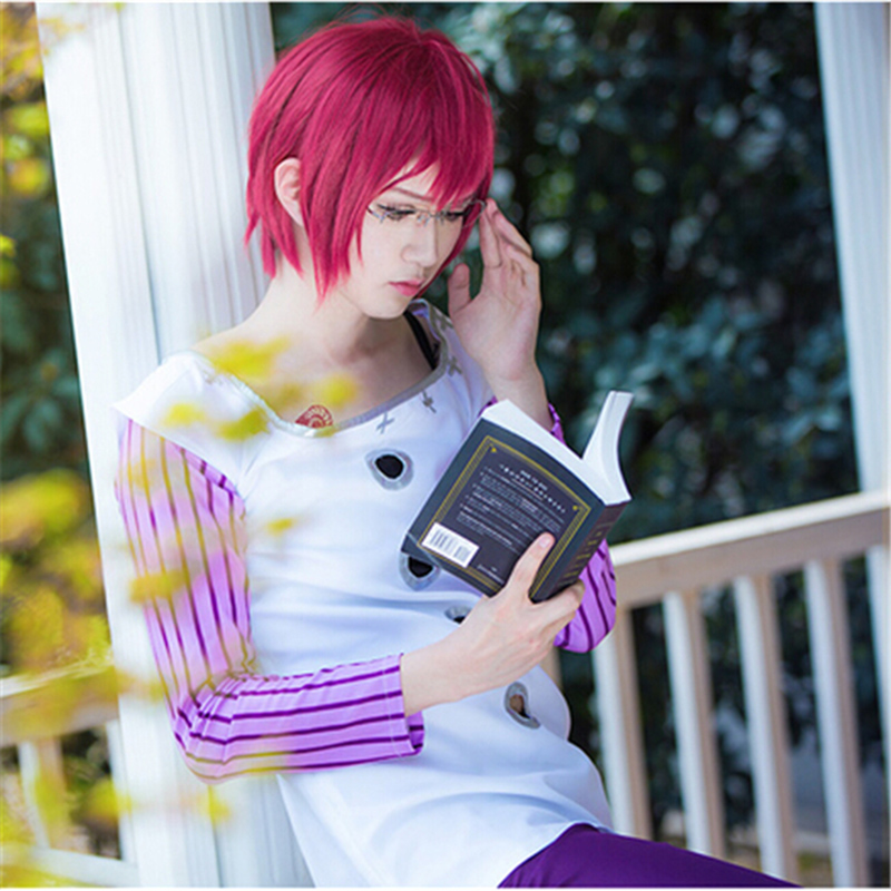 Wig Cosplay Anime Goat's Sin O - Anime Cosplay With Red Hair ulasan dan harga