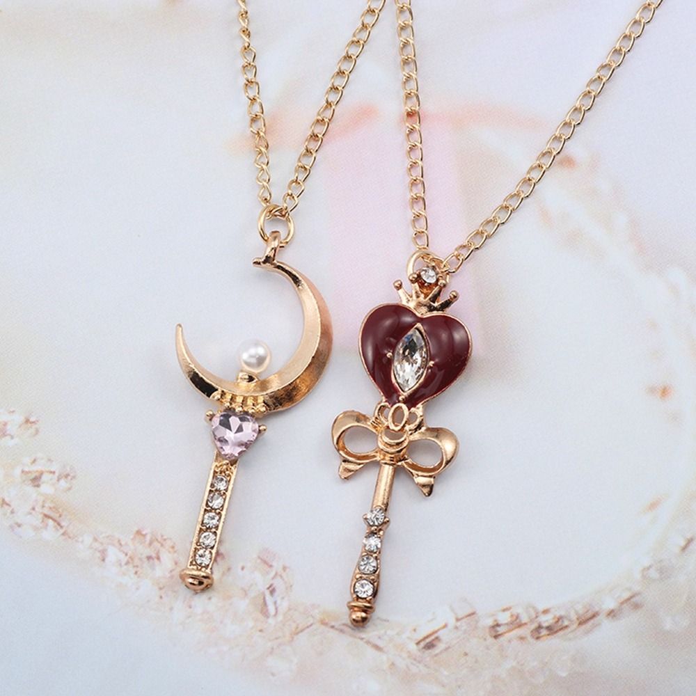 Kalung kristal Anime alat pera - Sailor Moon Wand ulasan dan harga
