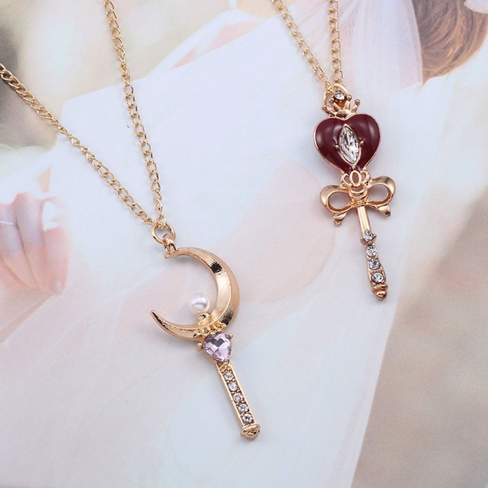 Kalung kristal Anime alat pera - Sailor Moon Wand ulasan dan harga