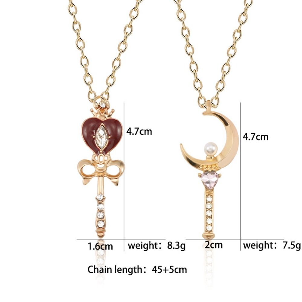 Kalung kristal Anime alat pera - Sailor Moon Wand ulasan dan harga