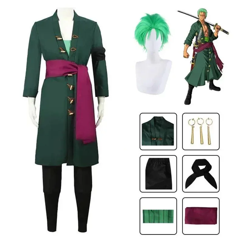 Kostum Cosplay Anime Roronoa S - Anime Cosplay One Piece ulasan dan harga