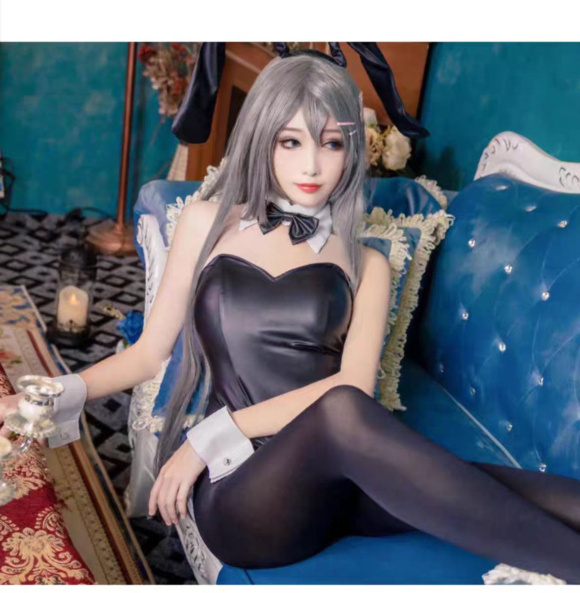 Kostum Cosplay Gadis Kelinci S - Anime Cosplay Girls ulasan dan harga