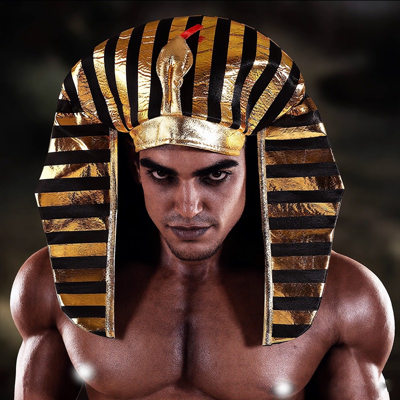 Topi Firaun Mesir Berbahan Kai - Egypt Cosplay Anime ulasan dan harga