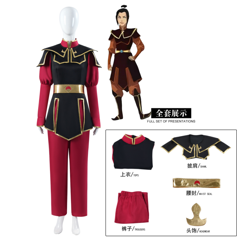 Kostum Cosplay Azula Setelan M - Cosplay Avatar Anime ulasan dan harga