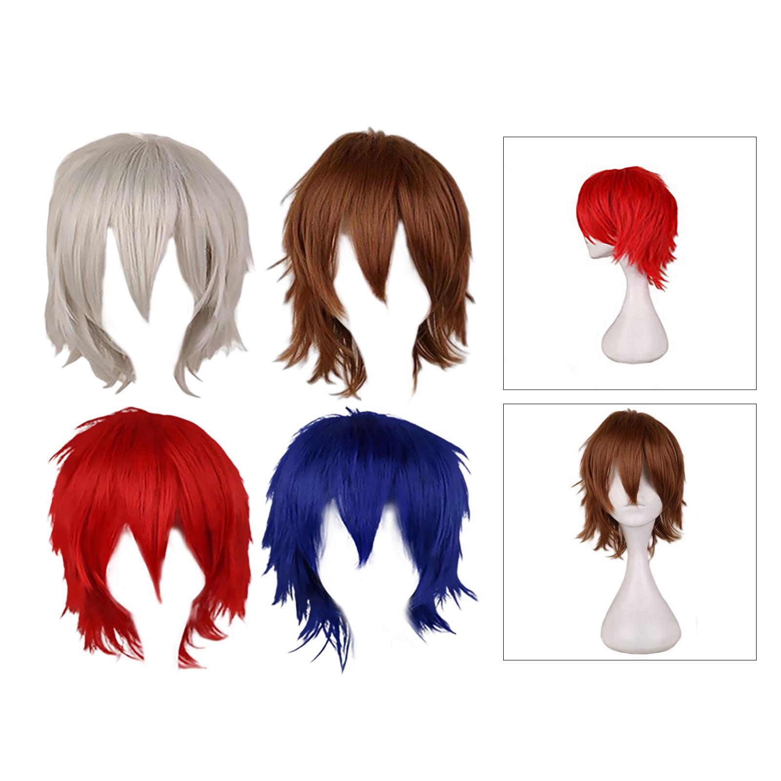 Wig Pendek Cosplay, Fashion Ru - Cosplay Anime Basic ulasan dan harga