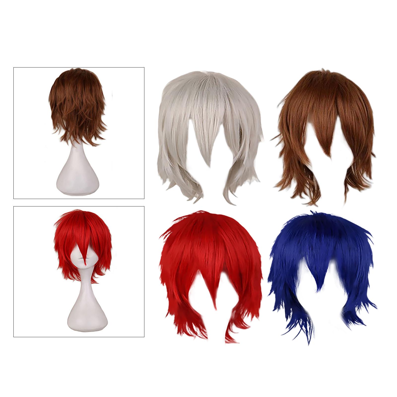 Wig Pendek Cosplay, Fashion Ru - Cosplay Anime Basic ulasan dan harga