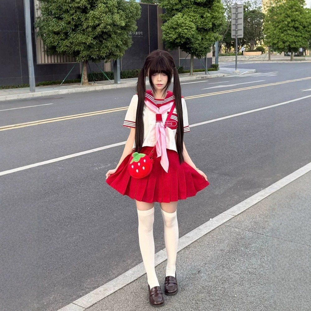Seragam Sekolah Dasar Baru Jep - Cosplay Anime Basic ulasan dan harga