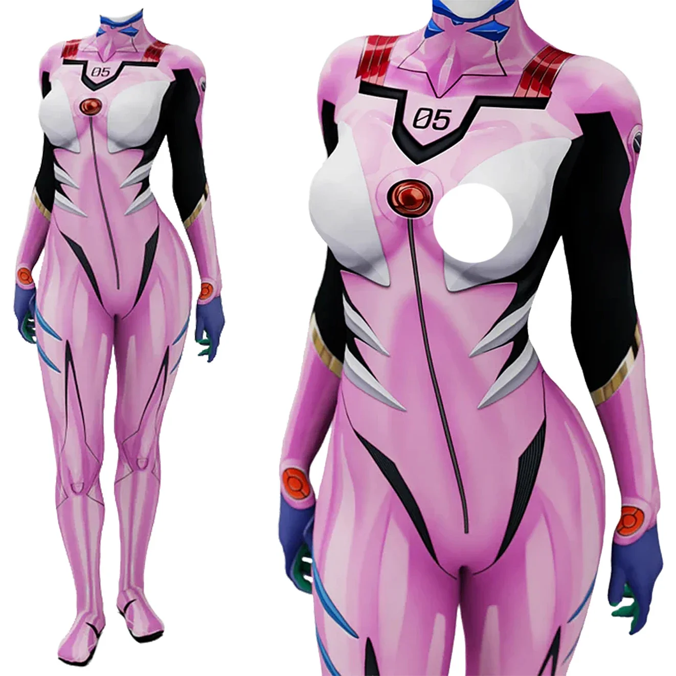 Kostum Cosplay Anime EVA 05 Ma - Anime Cosplay Girls ulasan dan harga