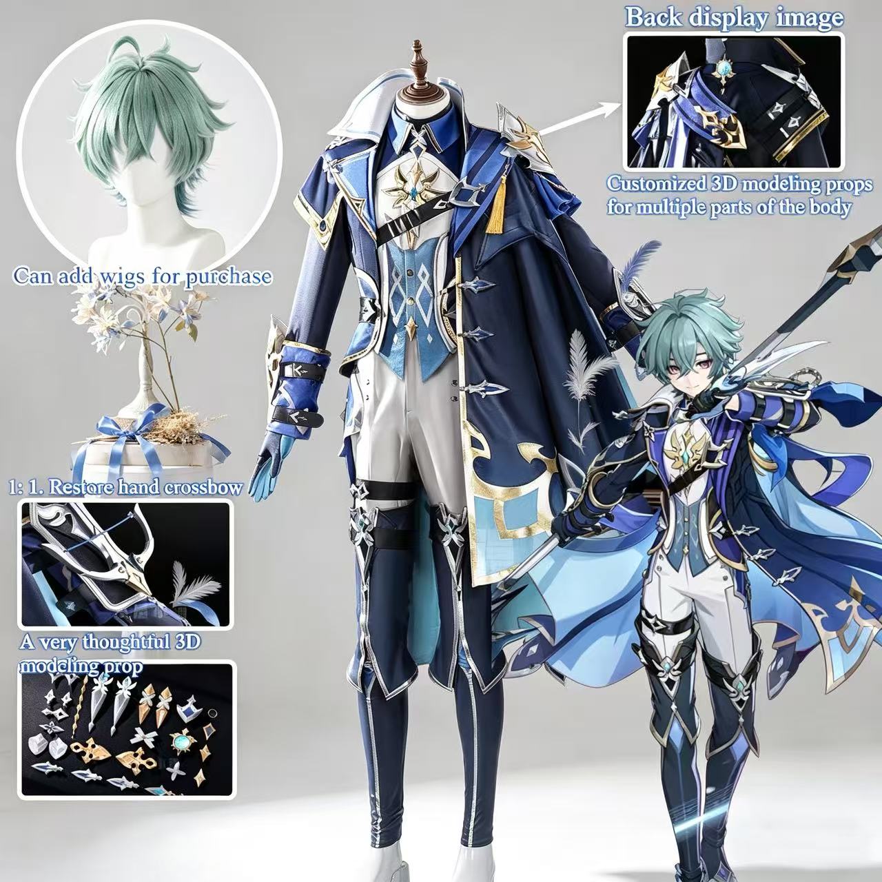 Lohen cosplay Game Cosplay Ser - Anime Cosplay Series ulasan dan harga