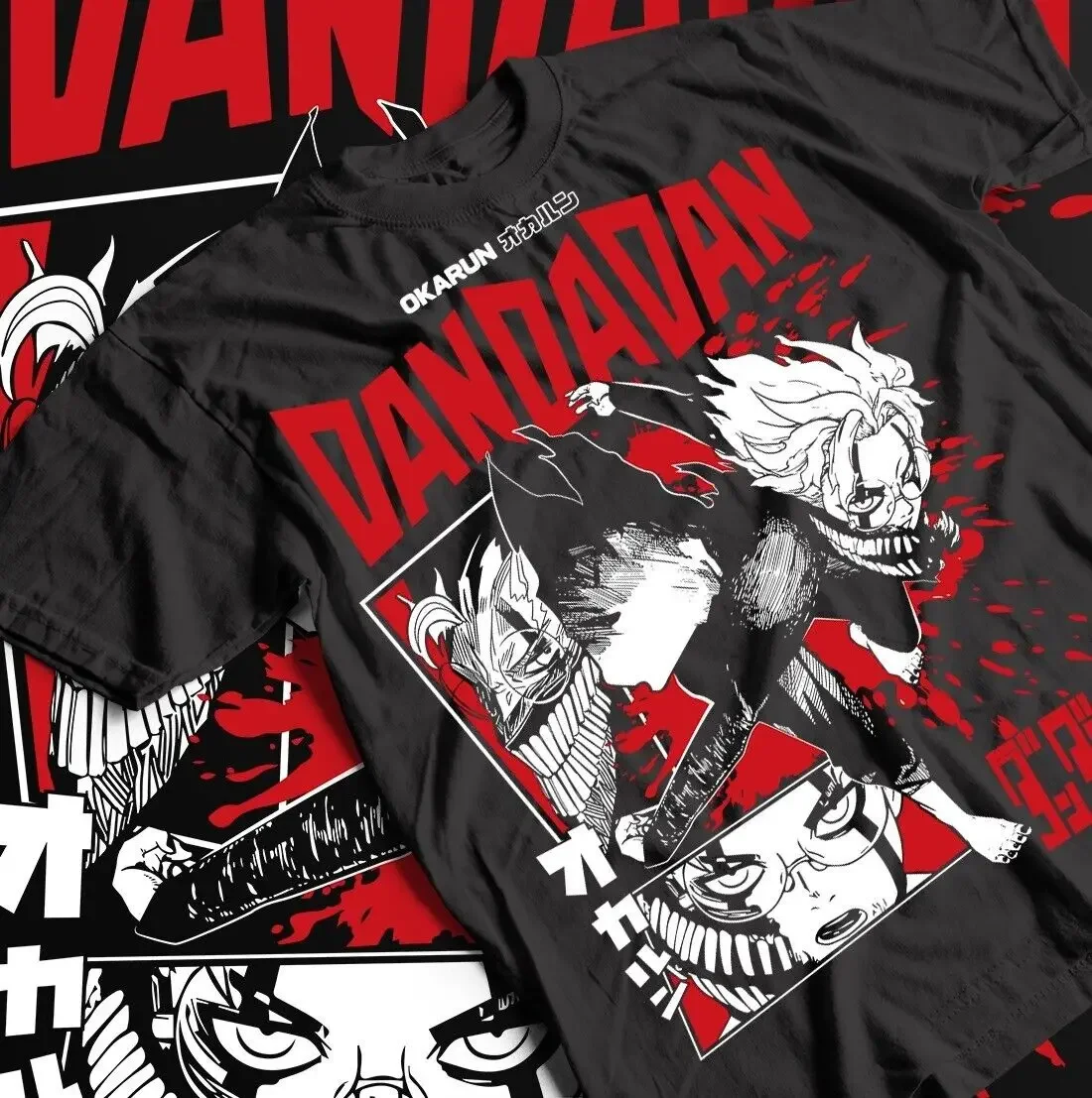 Kaos Manga Multi Panel Dandada - Cosplay Anime Basic ulasan dan harga