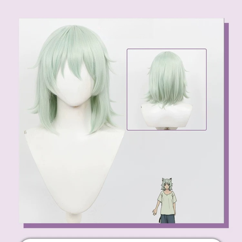 Wig Cosplay Kucing Chainsmoker - Anime Cosplay Realistic ulasan dan harga