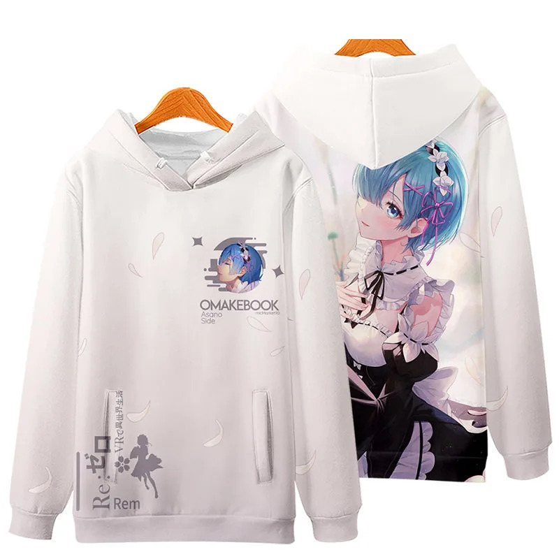 Hoodie Cosplay 3D Re Zero Anim - Cosplay Anime Basic ulasan dan harga