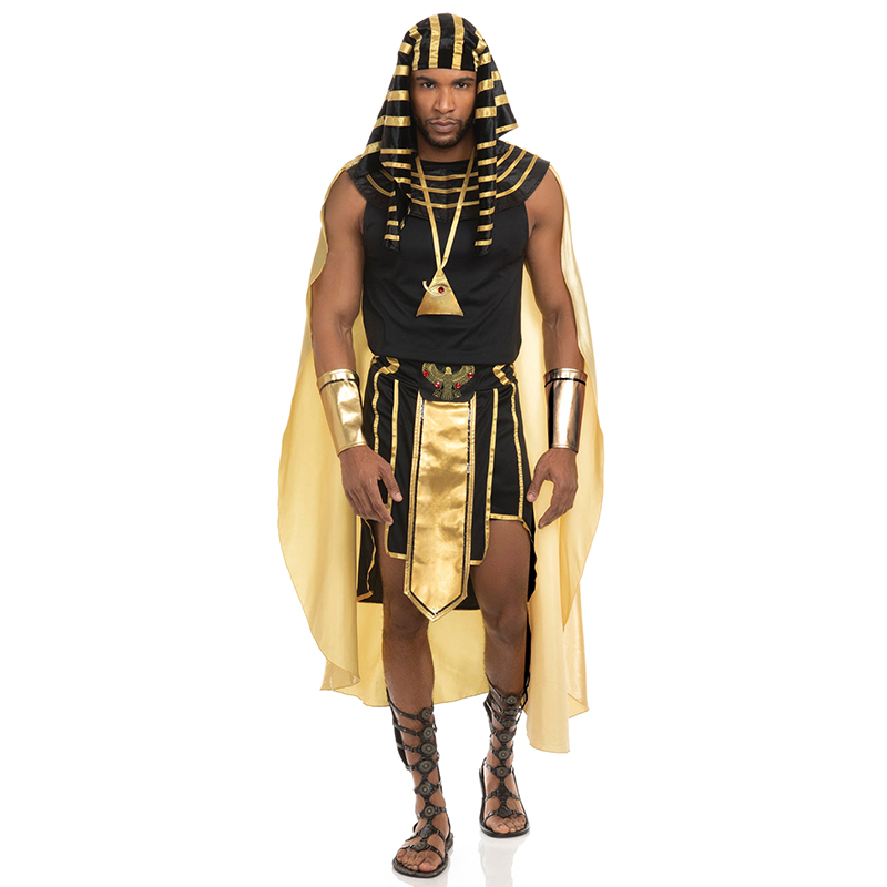 Set kostum Pria Mesir 7 buah a - Egypt Cosplay Anime ulasan dan harga