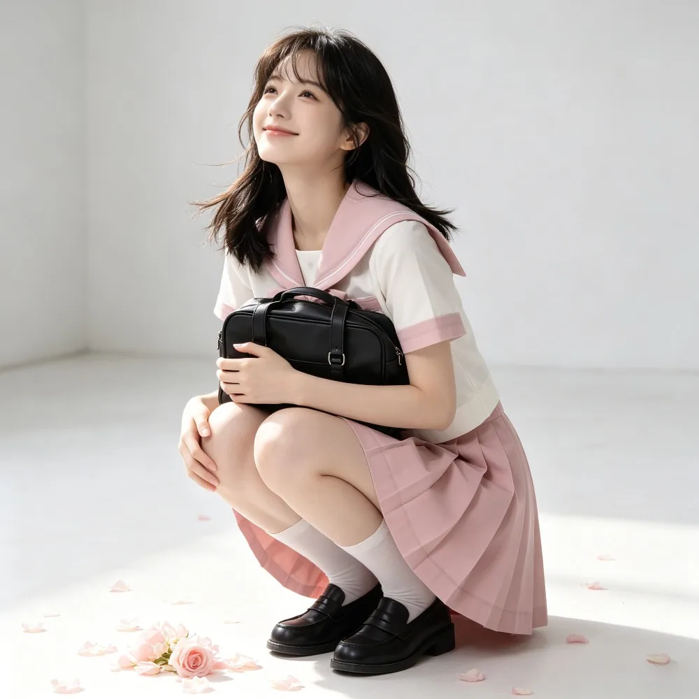 Setelan Seragam Pelajar JK Jep - Cosplay Anime Basic ulasan dan harga
