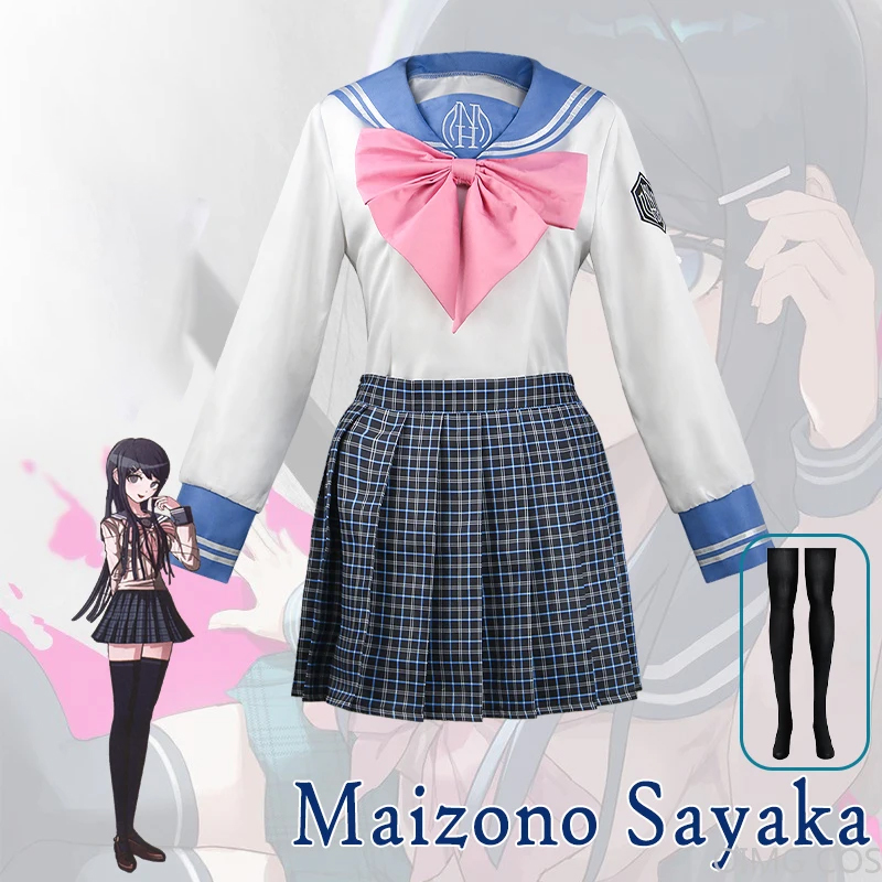 Kostum Cosplay Maizono Sayaka  - Anime Cosplay Jumpsuit ulasan dan harga