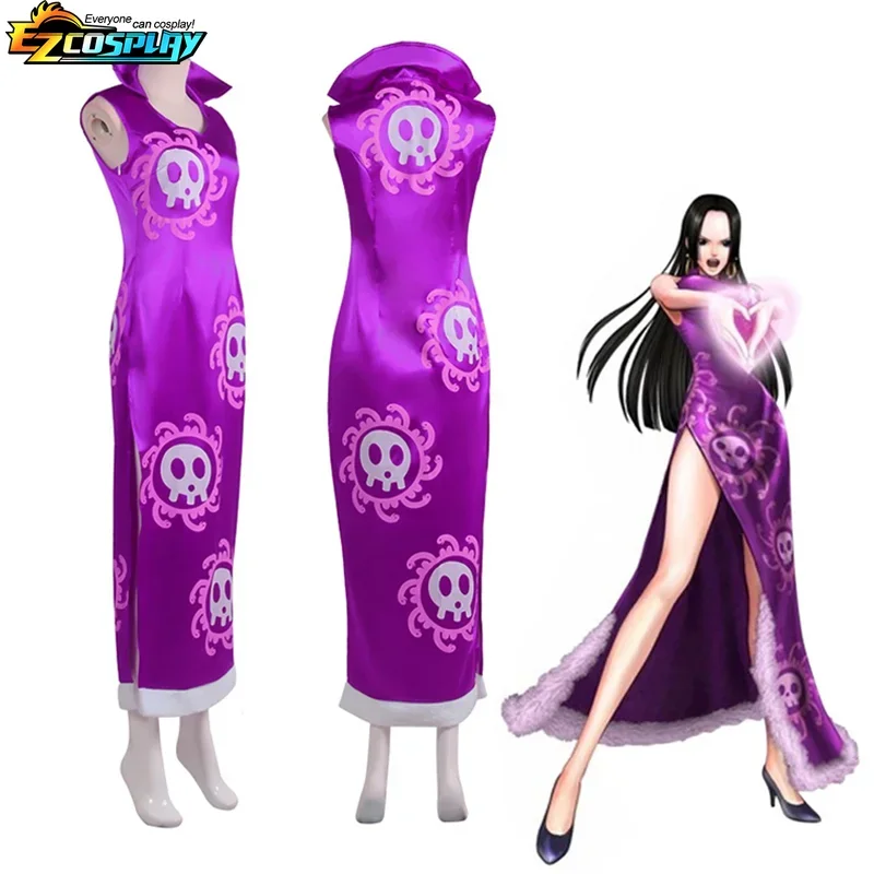 Kostum Cosplay Queen Boa Hanco - Anime Cosplay One Piece ulasan dan harga