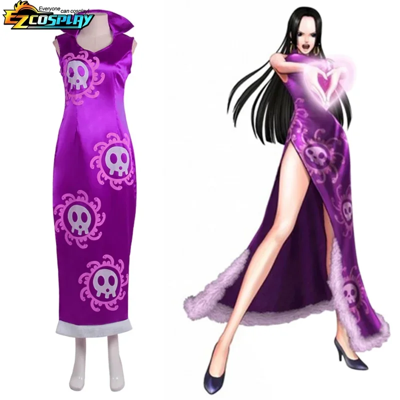 Kostum Cosplay Queen Boa Hanco - Anime Cosplay One Piece ulasan dan harga