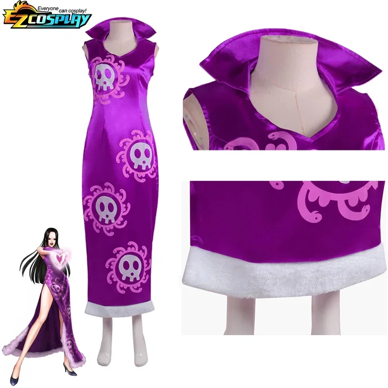 Kostum Cosplay Queen Boa Hanco - Anime Cosplay One Piece ulasan dan harga
