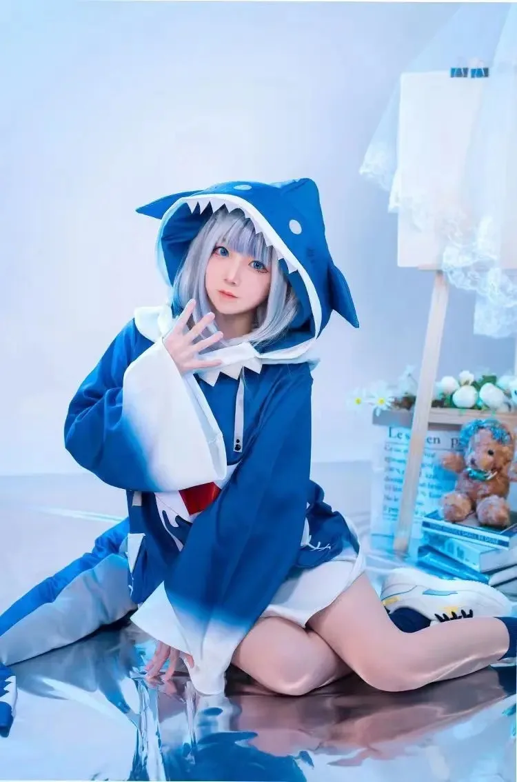 Kostum Cosplay Hololive ENG Ga - Anime Cosplay Youtuber ulasan dan harga