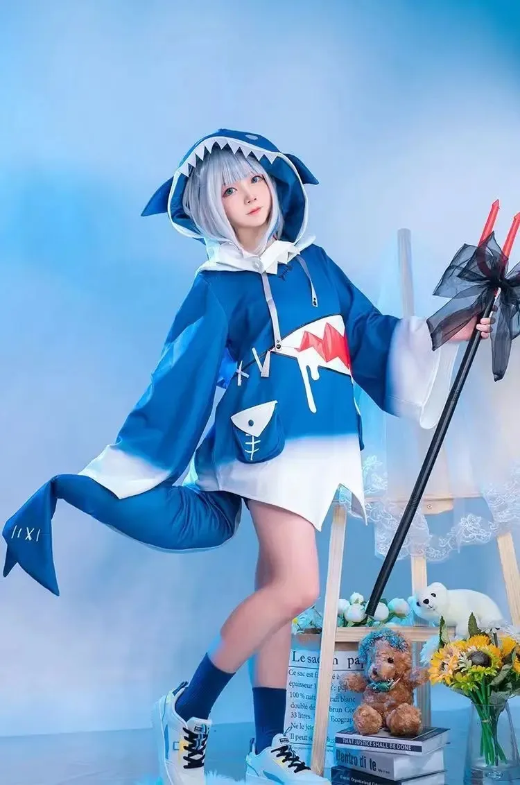 Kostum Cosplay Hololive ENG Ga - Anime Cosplay Youtuber ulasan dan harga
