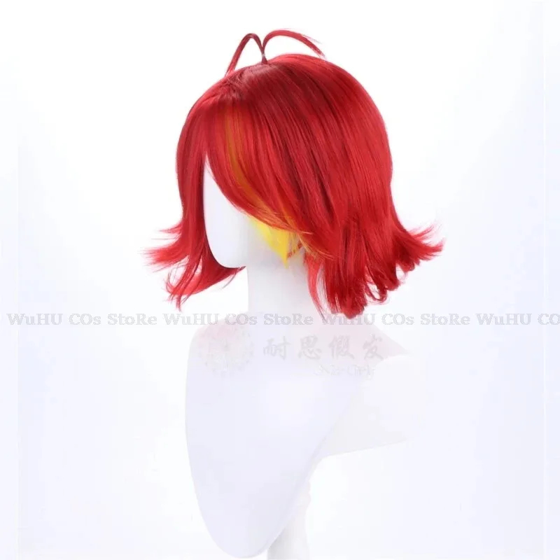 Wig Cosplay Anime Hotel Hasbin - Anime Cosplay With Red Hair ulasan dan harga